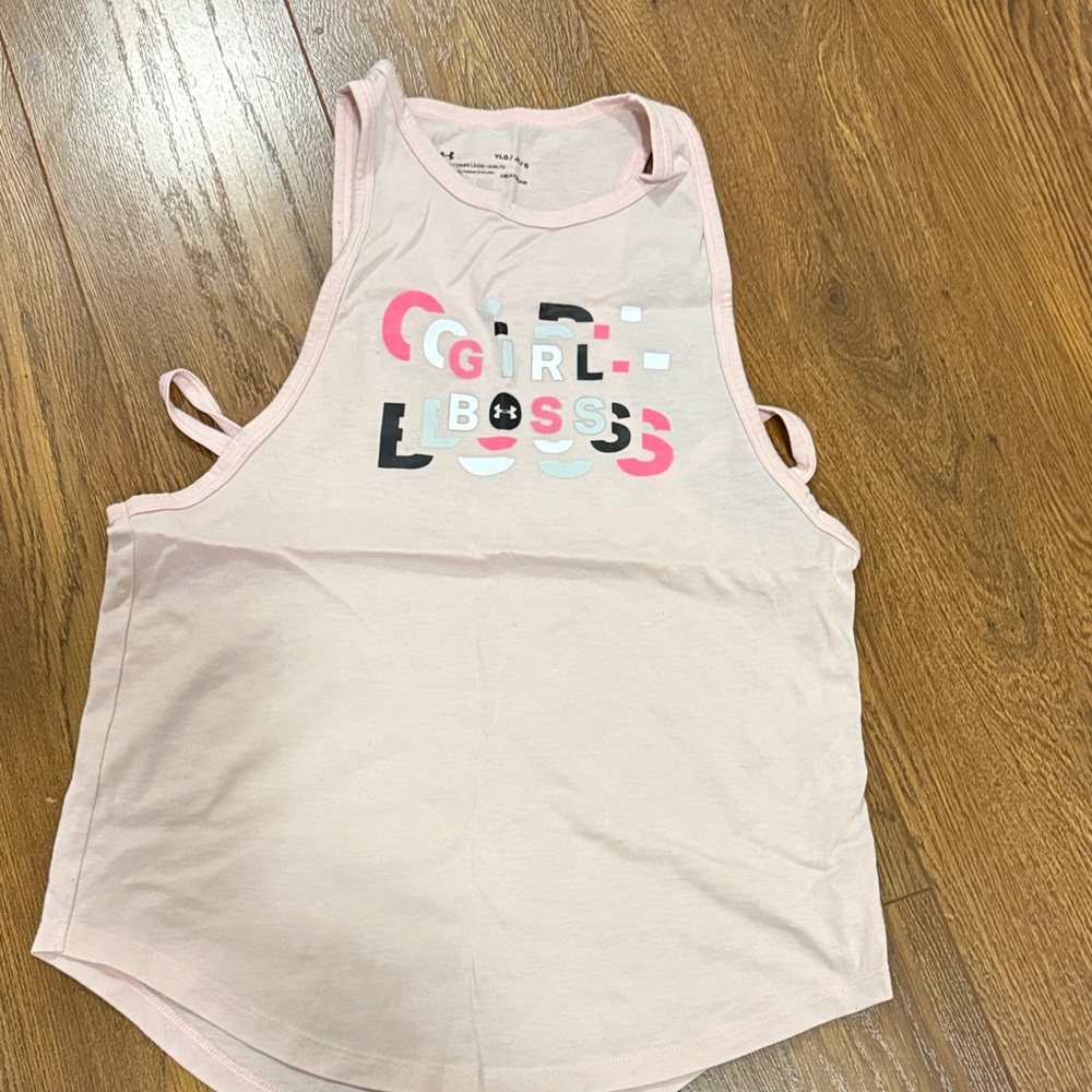 Under Armour Light Pink Girl Boss Tank Top
